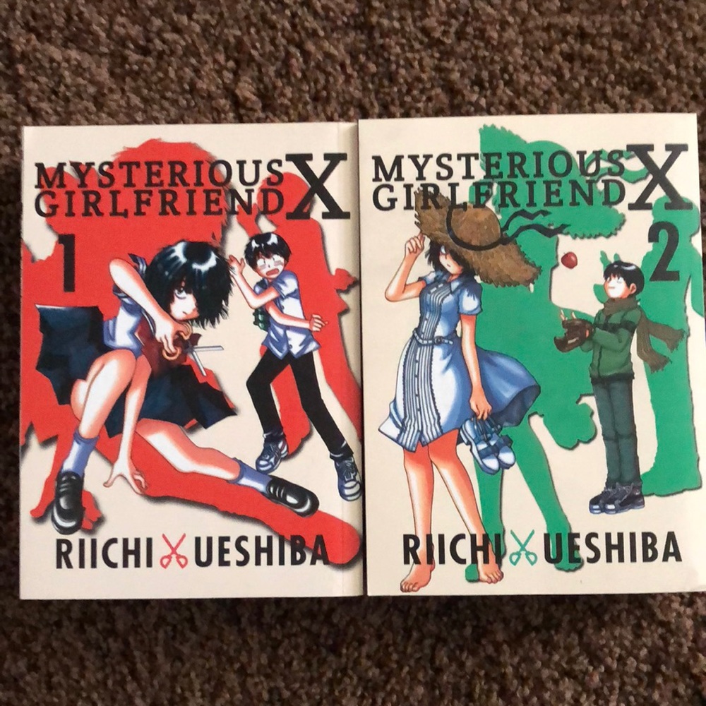 Brand new Mysterious Girlfriend X manga vol. 1&2